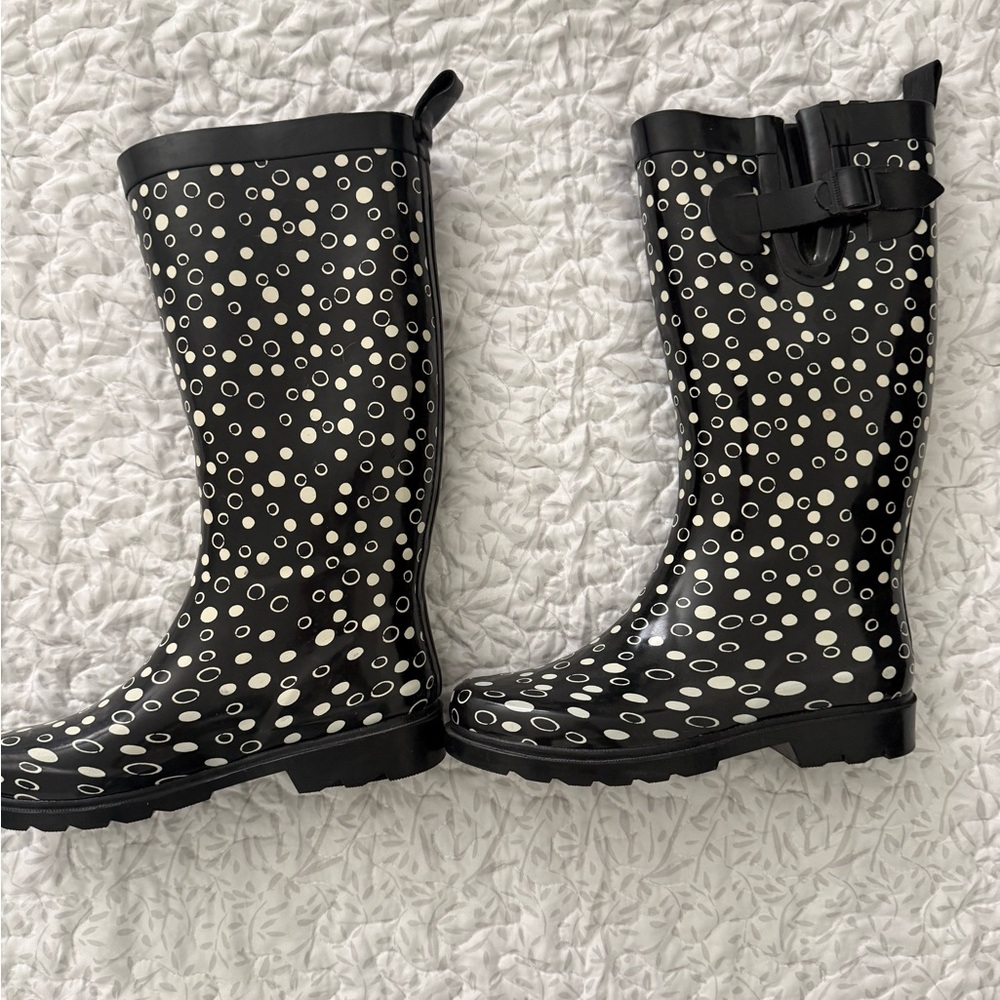 Capelli of New York Black Rain Boots
